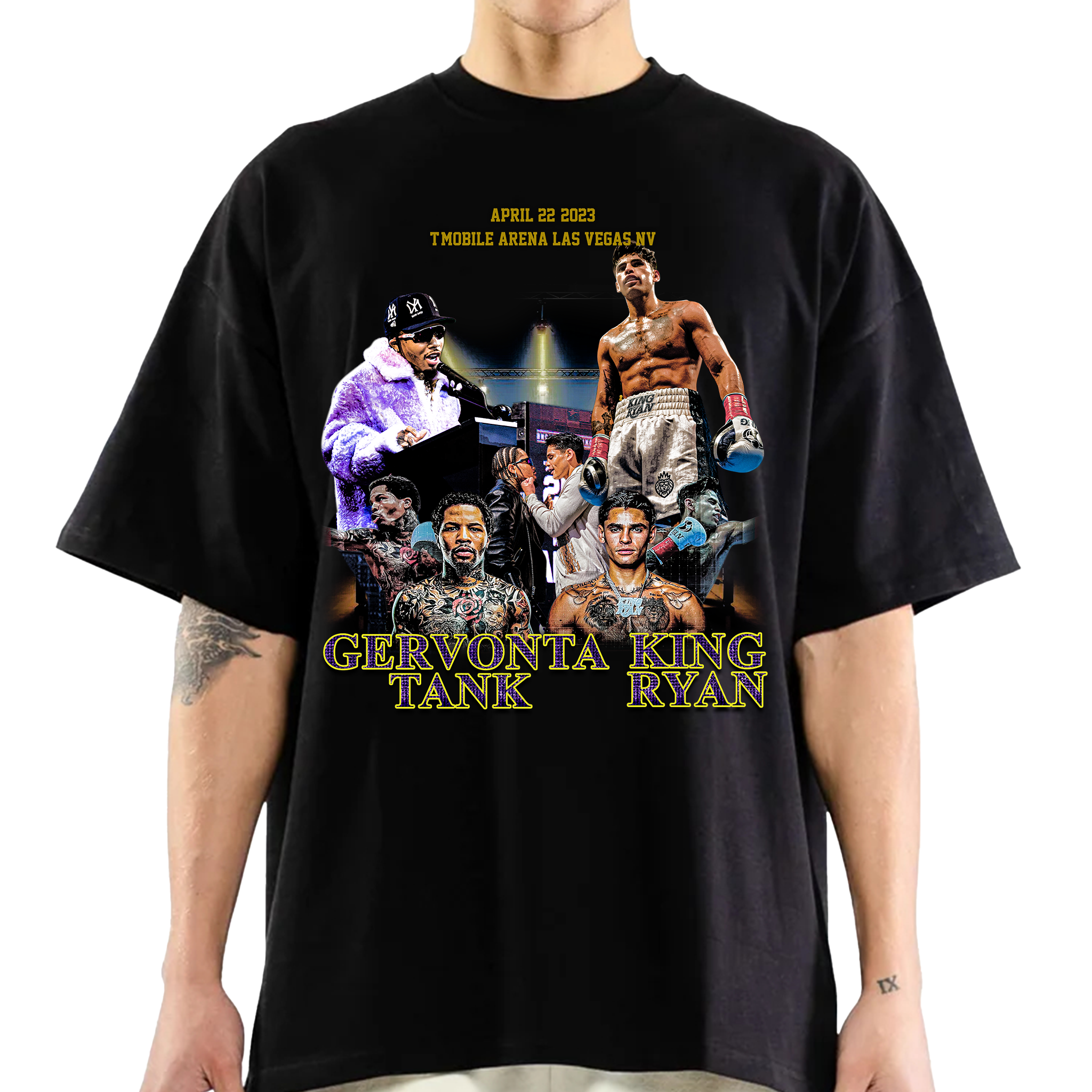 Premium Tank vs King Ry Short Sleeve Fight Promo Collage